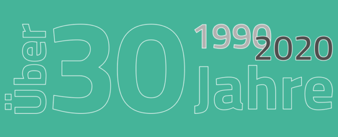 Logo zum 30-jährigen Firmenjubiläum der IFA Modellbau GmbH.